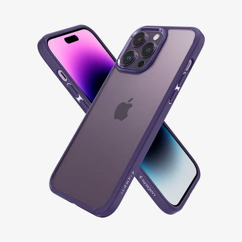 ACS04816 - iPhone 14 Pro Max Case Ultra Hybrid in crystal clear showing the back